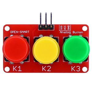 OPEN-<b>SMART</b> 3-Channel Big Key Analog Button Sensor Module for Ardruino G126 - Product Image 1