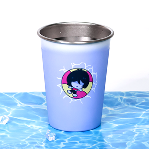 Tasse en acier inoxydable personnalisable à changement de couleur - Mignonne tasse isotherme anime - Mug magique à changement de couleur à froid - Cadeau pour fans de jeux vidéo et enfants 12oz pour fêtes - Product Image 2