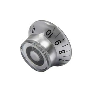 Boutons de commande argentés pour volume et tonalité, pour pédales d'effets AMP, pour guitares <span class=keywords><strong>ST</strong></span> LP SG - Product Image 4