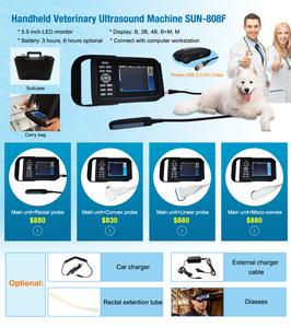 Veterinary Handheld Ultrasound Scanner Portable <strong>Pregnancy</strong> <strong>Test</strong> Machine for Cattle Horse Sheep Pig - Product Image 2