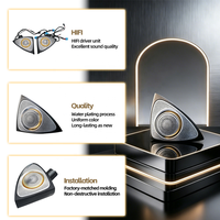 Speaker Tweeter 3D Berputar untuk Mercedes Benz E-Class W213 E200 E300 E320 Lampu Ambient LED 64 Warna Dekorasi