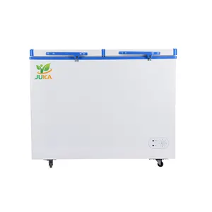 Solar deep chest freezer 268 Liters compact freezer hot sales portable propane freezer