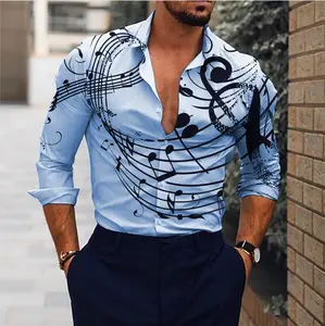 Popular ropa de hombre patrón personalizado impresión 3D Golf deportes para los hombres al por mayor fábrica Polo camisas de los hombres