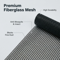 Moustiquaire en fibre de verre anti-âge et résistante aux UV, maille 18x16, ignifuge, pour fenêtres, pour le marché indien, vente en gros, durable
