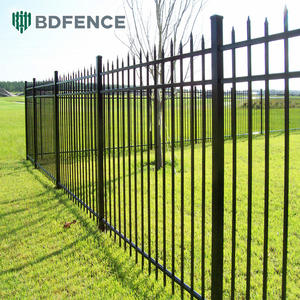 जस्ता स्टील गार्डन बाड़ नगरपालिका ग्रीन बेल्ट अलग-अलग रेलिंग वनस्पति उद्यान दबाव उपचार धातु के लिए सुरक्षात्मक बाधा - Product Image 2