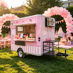 Remorque alimentaire commerciale avec fenêtre de service et comptoir chauffant pour cupcakes, idéale pour les fêtes d'enfants à Dallas - Product Image 1