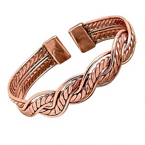 Traditional Ayurvedic <b>Copper</b> <b>Bracelet</b> Adjustable Handmade Healing Jewelry For Men Women And Wellness Lovers - Product Image 1
