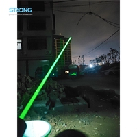 Laser Pointer Hijau Daya Tinggi 525nm 2.3W Fokus Dapat Diatur Jangkauan Jauh untuk Pengajaran Astronomi, Berkemah, Mendaki Gunung, dan Penentuan Posisi