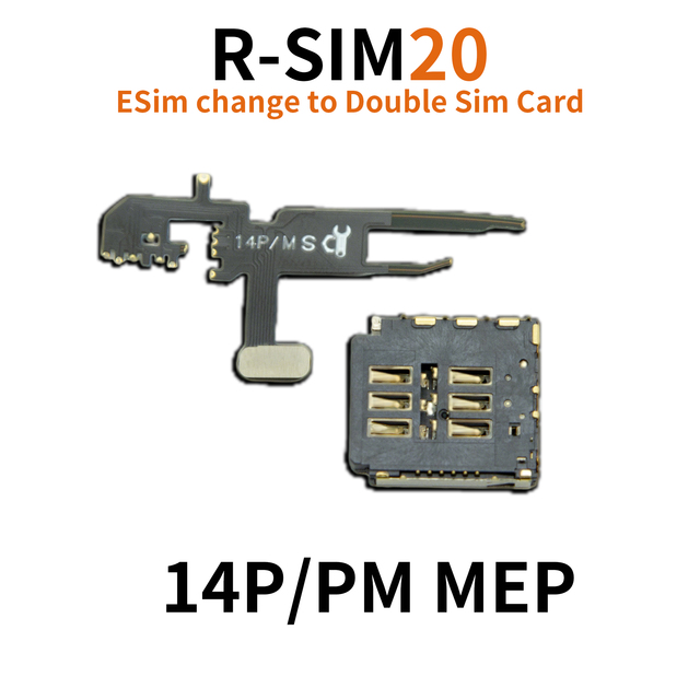 Mobile Phones Spare Part Sim Card Reader Connector Flex Cable for Iphone 15 14 13 12 Pro Max Mini Plus SIM Card Tray with Reader