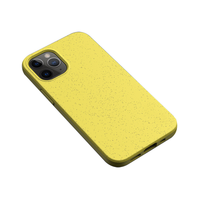 2025 New Biodegradable Wheat Straw Fiber Matte Soft TPU Phone Case for iPhone 16 for iPhone 16Promax Eco-Friendly Mobile