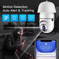 Offre Spéciale Caméra de Surveillance 720 HD Ampoule Connectée WiFi Intérieur Extérieur 360 Degrés