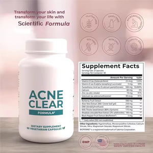 ハーブエキスサプリメントスキンケアにきびクレンジングビーガンにきびカプセル工場卸売 - Product Image 4