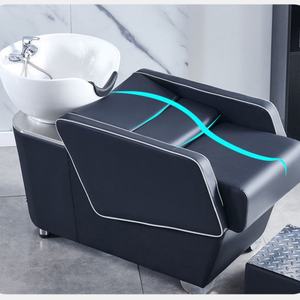 Lying Hot Sale Hair Salon Color Custom Comfortable Massage Furniture Head Spa <b>Shampoo</b> <b>Chair</b> Washing Bed With Bowl - Product Image 1