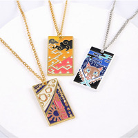 Collier pendentif personnalisé en métal de haute qualité, vente en gros, pas cher, personnages d'anime et de films, offre spéciale