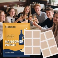 Patch transdermique corps et peau Vitamine C et B – Soulagement gueule de bois, vertiges, nausées – Hypoallergénique, détoxifiant, forte adhérence