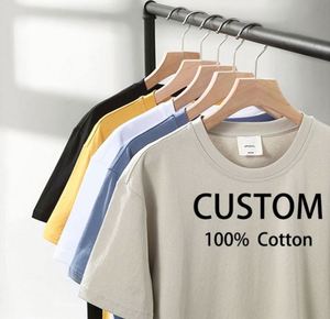 T-shirt de haute qualité, 100% coton, uni noir et blanc, classique, à manches courtes, décontracté, pour hommes, été - Product Image 1