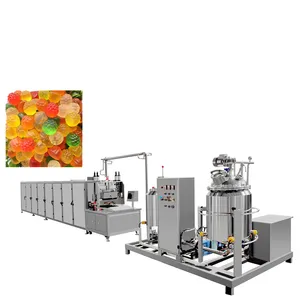 中国制造硬糖机工业150千克/h太妃糖棒棒糖熊自动糖果机制造生产线