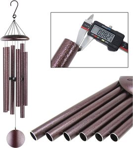 Nouvelle Grande Carillon Éolienne Commémorative Vintage en Tube d'Aluminium, Pendentif Musical en Métal, Nouveauté Créative, Résistante aux Intempéries, Art Déco Extérieur - Product Image 5