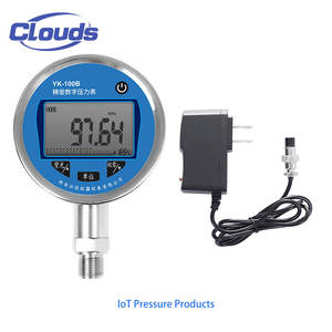 YK-100B उच्च स्थिरता औद्योगिक डिजिटल दबाव गेज स्टेनलेस स्टील मामले विरोधी कंपन 0.05% सटीकता नेतृत्व बार ग्राफ - Product Image 1