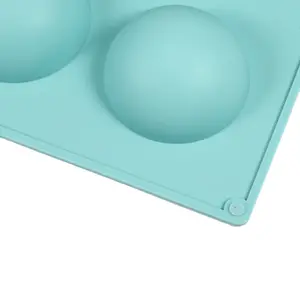 Molde de silicone para assar chocolate, molde 3D de alta qualidade com 8 cavidades, ferramentas de 100g, atacado