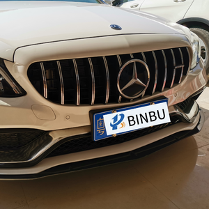 Logotipo para Mercedes Benz Compatible con Clase A B <span class=keywords><strong>E</strong></span> C, C180 C200 C260 E260 E300L W205 W212 CLA GLA CLS, Emblema para Parrilla 3D OEM 9448100018 - Product Image 3