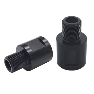 Bộ chuyển đổi lọc dầu bằng thép đen mới 1/2-28 nam sang 5/8-24 nữ có ren với miếng đệm đi kèm - Product Image 5