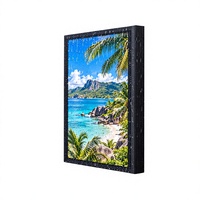 Affichage numérique extérieur 49 pouces, étanche IP66, écran 4K ultra-plat, affichage publicitaire extérieur 4K