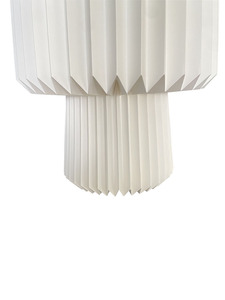 Sáng tạo phong cách Bắc Âu Trắng Origami Đèn bóng râm trang trí phòng ngủ nhà ánh sáng giấy Đèn chùm có thể gập lại Origami Chụp đèn - Product Image 5