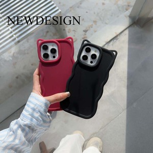 เคสซิลิโคน TPU ลายการ์ตูนแมวหูสัมผัสขนาดใหญ่ขอบเป็นคลื่นเคสมือถือสำหรับ Huawei Y6 Y6S <span class=keywords><strong>Y7</strong></span> Y9 P Smart Z X8 X6 X7A X9C - Product Image 2