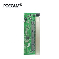 9 ports Poe Injecteur Commutateur commutateur Passif 24V3A Adaptateur Moyeu Caméra Ip AP Mini commutateur de réseau PCBA