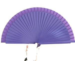 Abanicos de Mano de Madera Pintados al Estilo Folclórico Español-Chino de Alta Calidad para Eventos 2024 - Product Image 4