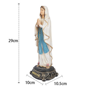 Vendita calda fatto a mano statue cattolicesimo decorazione resina religiosa artigianato religione statuetta di natale - Product Image 2