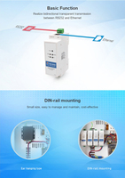 USR-DR301 Série À Ethernet Convertisseur Réaliser bidirectionnel transparent transmission entre RS232 et Ethernet