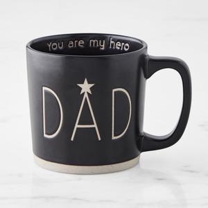 Tazza in Ceramica per la Festa del Papà - 'Ti Chiamo Eroe' - Tazza da Caffè per Decorazione Casa, Ideale per Tè e Latte - Product Image 1