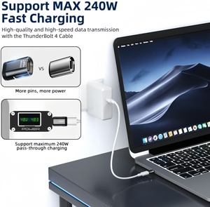 <strong>Ultra</strong>-Slim 240W USB-C Magnetic <strong>Adapter</strong> with USB 4 40Gbps &amp; 8K 60Hz Compatible with iPhone 15/16 Serie and More. - Product Image 5