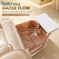 Chaise professionnelle de pédicure de manucure d'ongle chaise électrique de luxe de soin de pied pour le salon