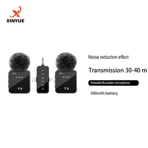 Mikrofon <span class=keywords><strong>Lavalier</strong></span> nirkabel portabel, mikrofon USB C Plug bermain dengan kaca depan untuk perangkat tipe C, merekam Video Streaming langsung - Product Image 1