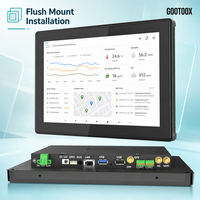 Moniteur industriel capacitif tactile Android tout-en-un pour ligne de production, 7/10,1/15,6/21,5 pouces, avec activation automatique