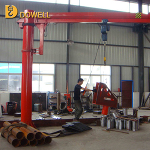 重型360 °   1T 2T <span class=keywords><strong>3T</strong></span> 5T 旋转式壁挂式旋臂起重机，为高效车间物料搬运提供解决方案 - Product Image 4