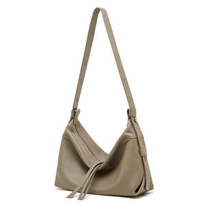 Nouveauté 2026 : Sacs fourre-tout en cuir véritable pour femmes, sacs bandoulière tendance grande capacité, sacs à bandoulière de créateur couleur unie de qualité supérieure - Product Image 1