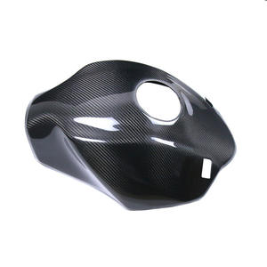 Cubierta de la tapa del tanque de combustible de fibra de carbono seca 3K para Kawasaki Ninja H2 H2R, embellecedor de tanque de motocicleta con acabado brillante o mate, no apto para H2 SX - Product Image 3