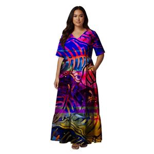 Hochwertige Damenkleidung nach Maß, samoanische Damen-Trendröcke, hawaiianisch bedruckte Kleider, polynesische Damen-Langkleider - Product Image 1