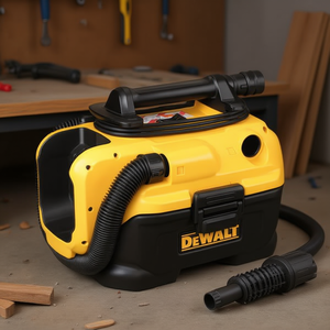 Aspiradora en seco y húmedo Dewalt de 12 galones con manguera y varilla para uso en taller - Product Image 3