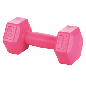 Haltère en PE/SAND DUMBBELL 1 KG ROSE - Product Image 1
