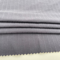 Tissu tricoté extensible en modal de haute qualité, écologique, à rayures, coupe arbitraire, pour vêtements de nuit, jersey simple