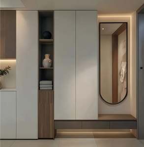 Mueble Zapatero de Madera Personalizado de Alta Gama para el Recibidor, Almacenamiento Ecológico, Muebles Modernos para el Hogar con Diseño que Ahorra Espacio - Product Image 2