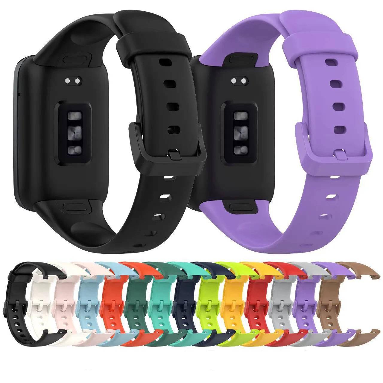Luxury Silicone Wristband Replaceable Watch Band Strap For Xiaomi Mi Band 6 7 Pro