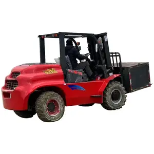 Electric Stacker Forklifts Terrain Forklift Light Weight All Rough Battery Self Loading Stacker Engine Diesel Pallet