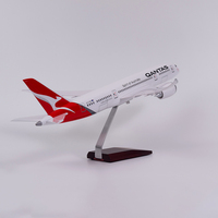 Cadeau d'affaires personnalisable décoration avion modèle Boeing 787-8 Qantas Airlines échelle 1/130 taille 43cm