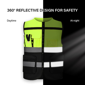 Two Color High Quality Evaporative Body Outdoor Work Battery Powered <strong>Hi-vis</strong> Cooling Gel Reflective Safety <strong>Vest</strong> for Men - Product Image 2